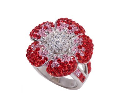 Botanical Hibiscus Ring
